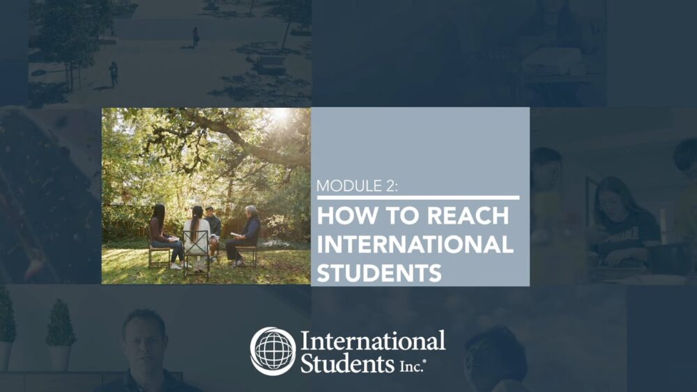 Module 2: How to Reach International Students Image